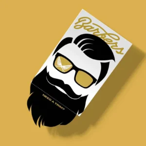 1000 Custom Shape Business Cards, Matt Laminated 400 GSM